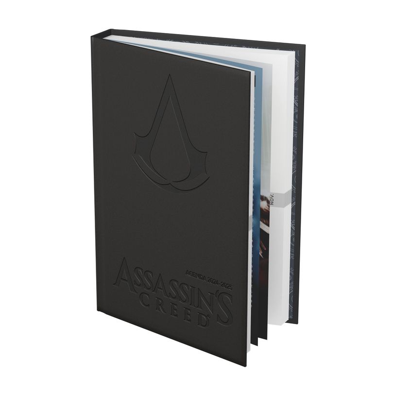 3147280079474-Agenda rigide Assassin's Creed Syndicate - 1 jour par page - 12 x 17 cm - noir - Hamelin-P_79416649_1-0