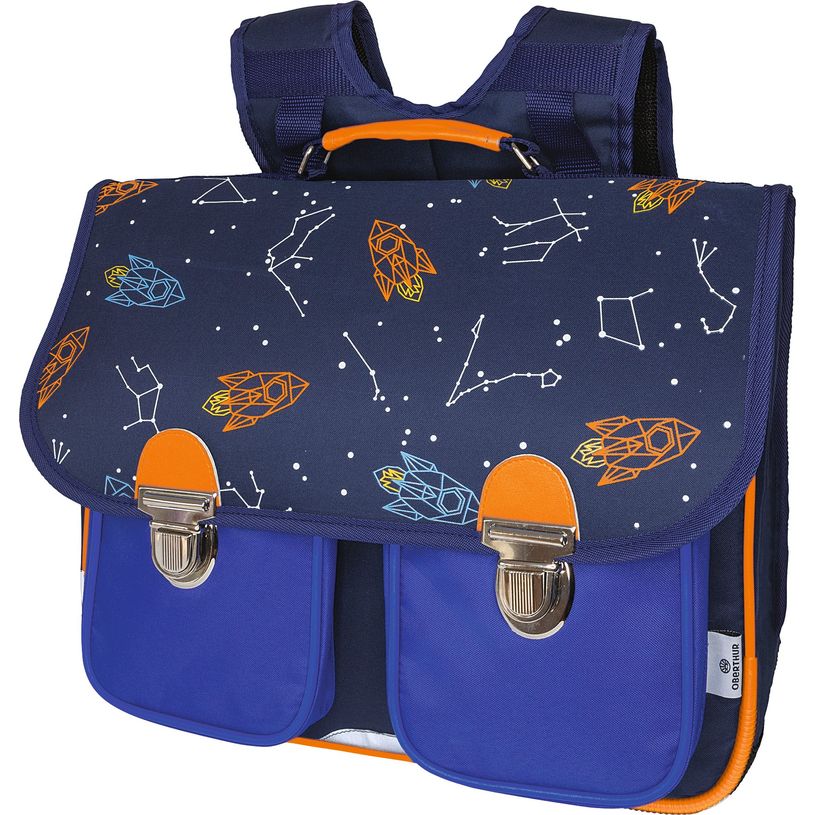 3664447102542-Cartable ​Fusée By Oberthur - 38 cm - 2 compartiments - Exclusivité Bureau Vallée-P_79416731_1-0