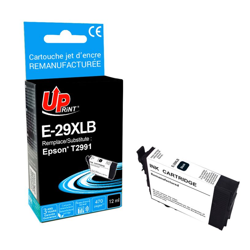 3584770896379-Cartouche remanufacturée Epson 29XL Fraise - noir - Uprint--2