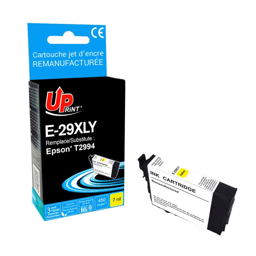 3584770896409-Cartouche remanufacturée Epson 29XL Fraise - jaune - Uprint--2