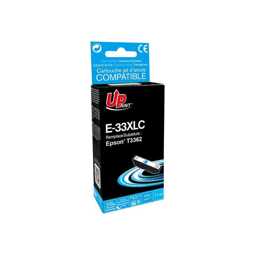 0000005815005-Cartouche remanufacturée Epson 33XL Oranges - cyan - Uprint-P_79416834_1-0