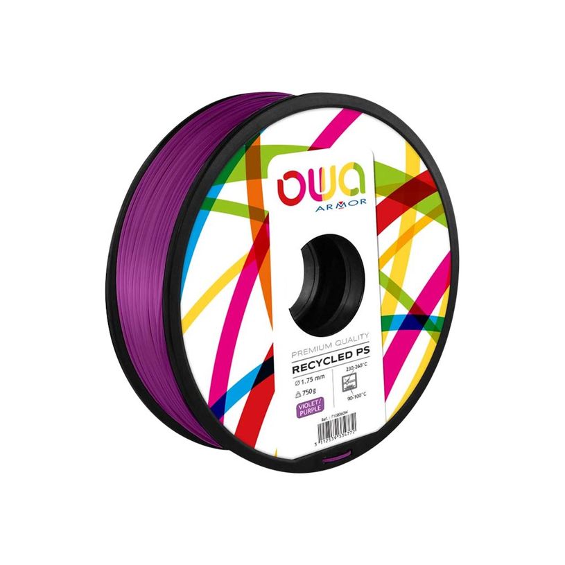 3112539334772-OWA - Filament 3D PS - violet - Ø 175 mm - 750g-P_79417379_1-0
