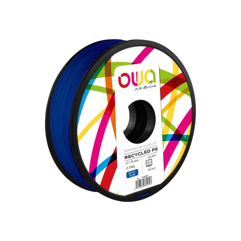 3112539334796-OWA - Filament 3D PS - bleu - Ø 175 mm - 750g-P_79417381_1-0