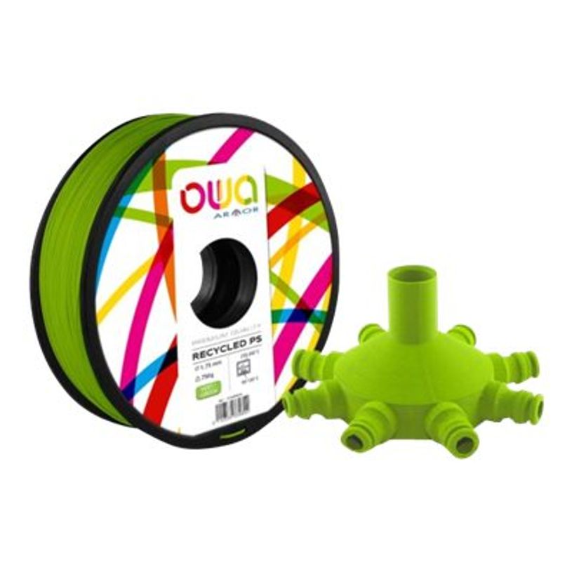 3112539334802-OWA - Filament 3D PS - vert - Ø 175 mm - 750g-P_79417382_1-0