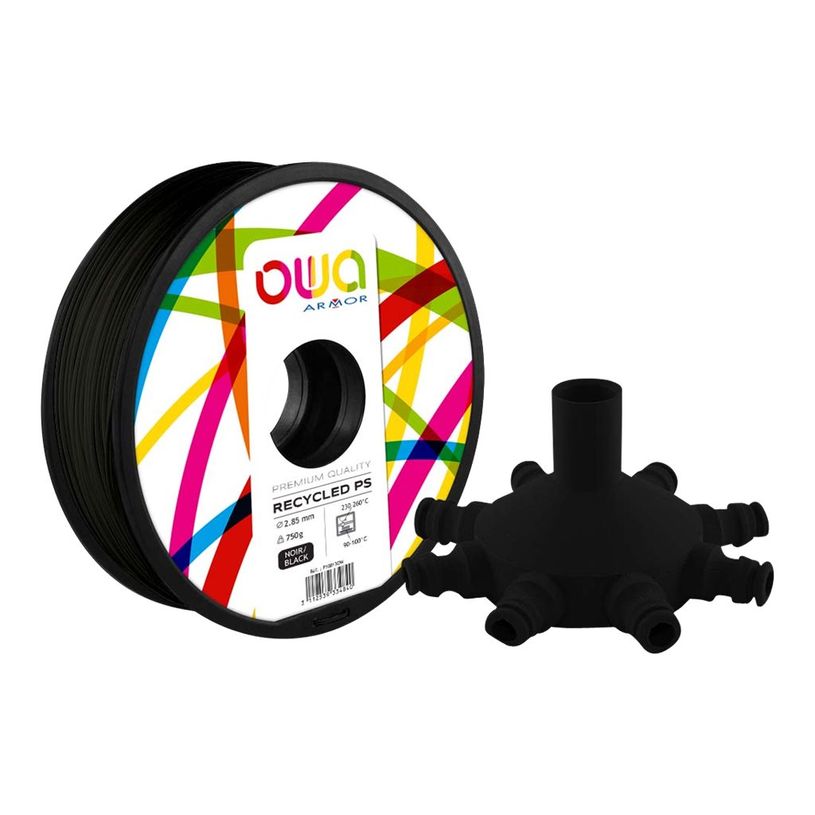 3112539334840-OWA - Filament 3D PS - noir - Ø 285 mm - 750g-P_79417386_1-0