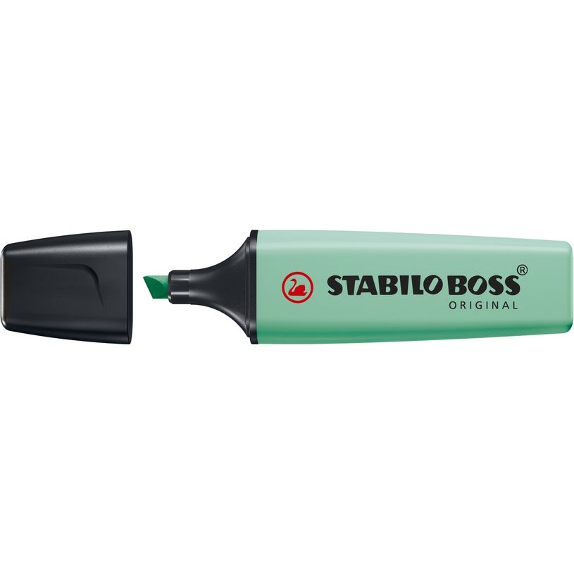 4006381492263-STABILO BOSS ORIGINAL Pastel - Surligneur - menthe à l'eau--1