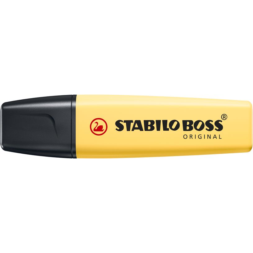 4006381492416-STABILO BOSS ORIGINAL Pastel - Surligneur - crème de jaune--0
