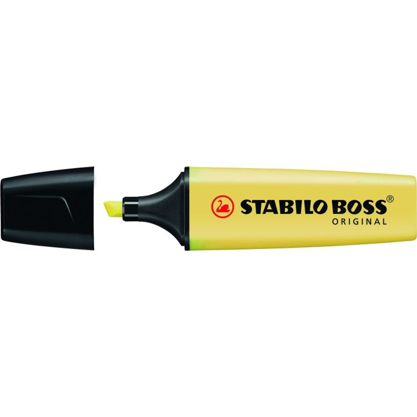 4006381492416-STABILO BOSS ORIGINAL Pastel - Surligneur - crème de jaune-P_79417448_3-1