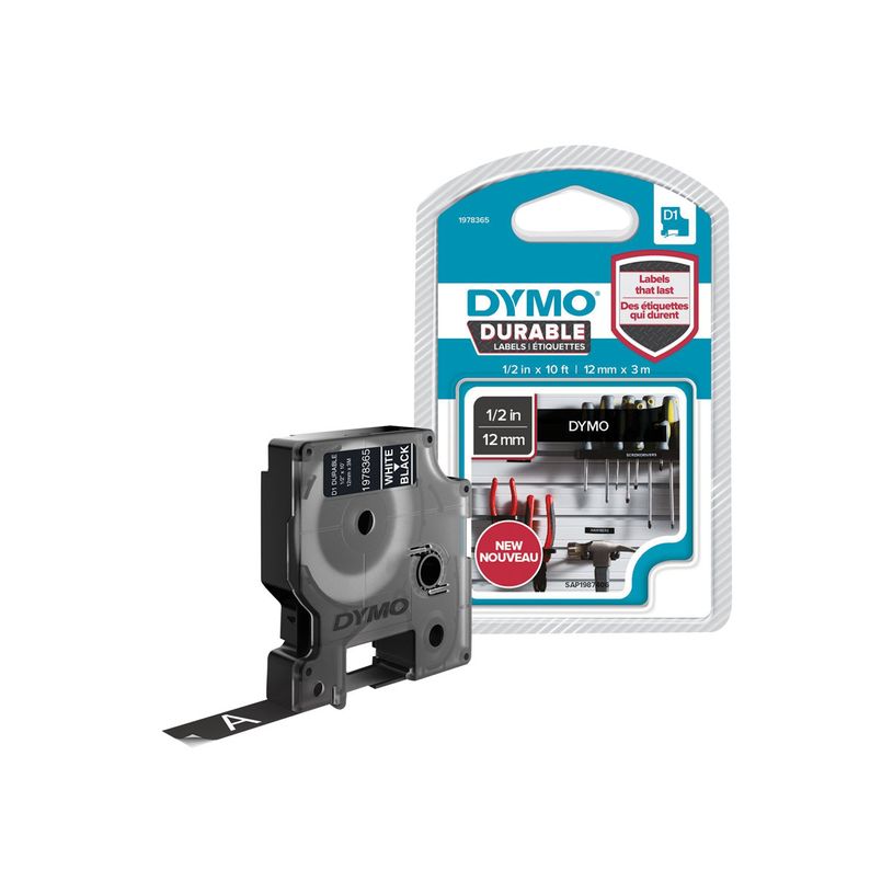 3501179783659-DYMO D1 - bande d'étiquettes - 1 rouleau(x) - Rouleau (1,2 cm x 3 m)-P_79417458_8-6