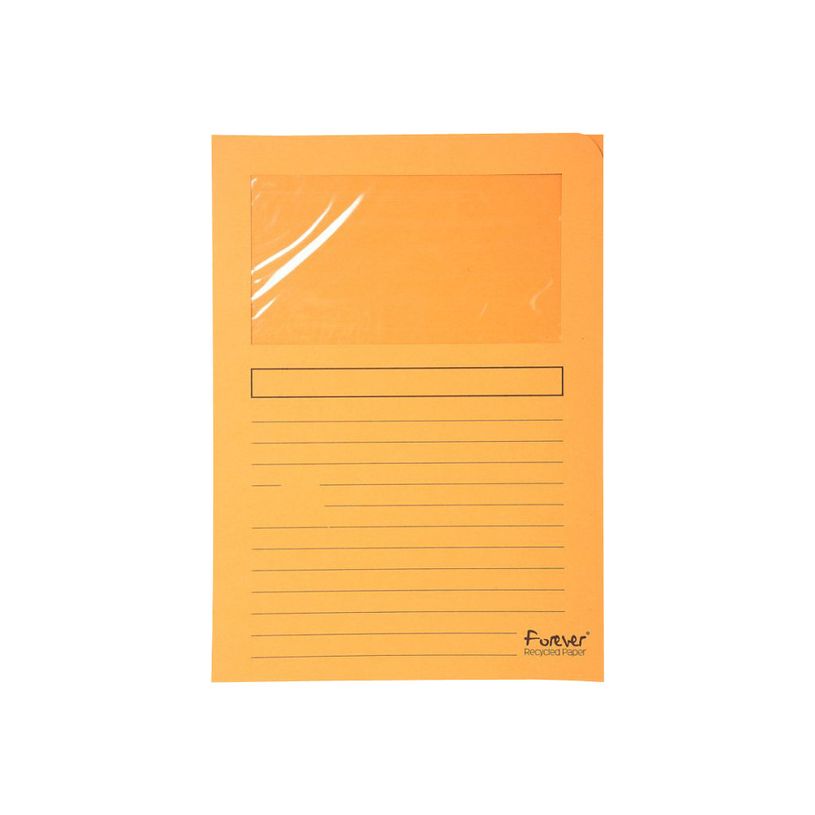 3130630502609-Exacompta Forever - 25 Chemises coin à fenêtre - 130 gr - couleurs assorties-P_79417632_1-0