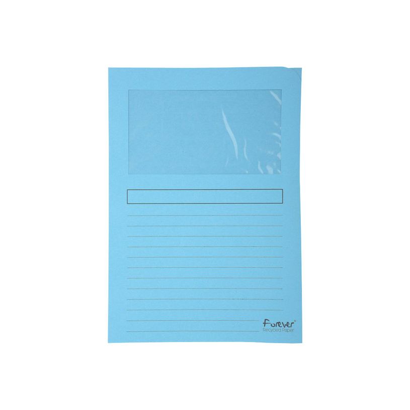 3130630502609-Exacompta Forever - 25 Chemises coin à fenêtre - 130 gr - couleurs assorties-P_79417632_5-4