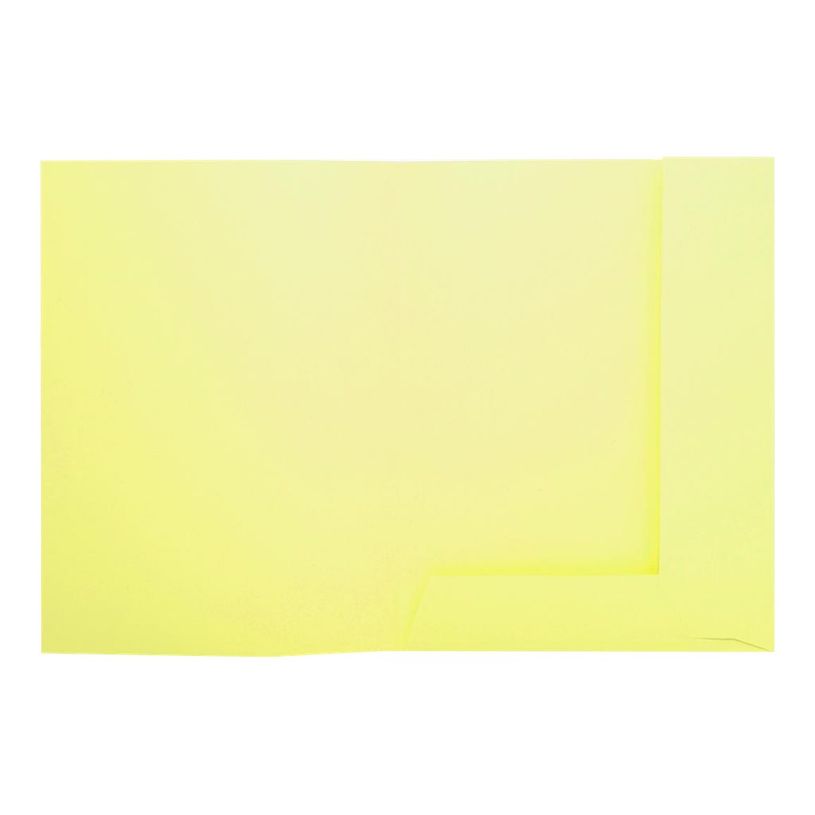 3130633320057-Exacompta Super 210 - 50 Chemises 2 rabats - 210 gr - jaune citron-P_79417639_1-0