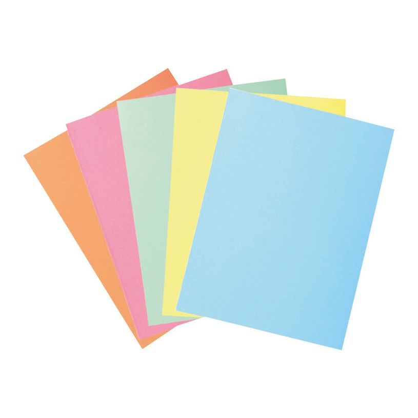 3130633321009-Exacompta Super 210 - 5 Chemises 2 rabats - 210 gr - couleurs pastels assorties-P_79417641_1-0