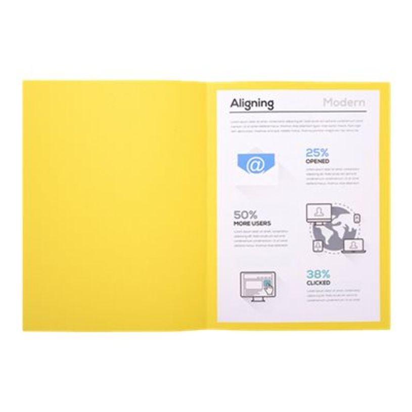 3130634202055-Exacompta Forever 180 - 50 Chemises - 170 gr - pour 200 feuilles - jaune-P_79417645_1-0