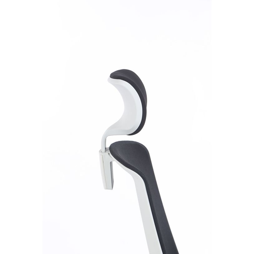 3760185028653-Fauteuil de bureau SCOTT - accoudoirs réglables - appuie-tête réglable - noir base blanc-P_79417782_8-7