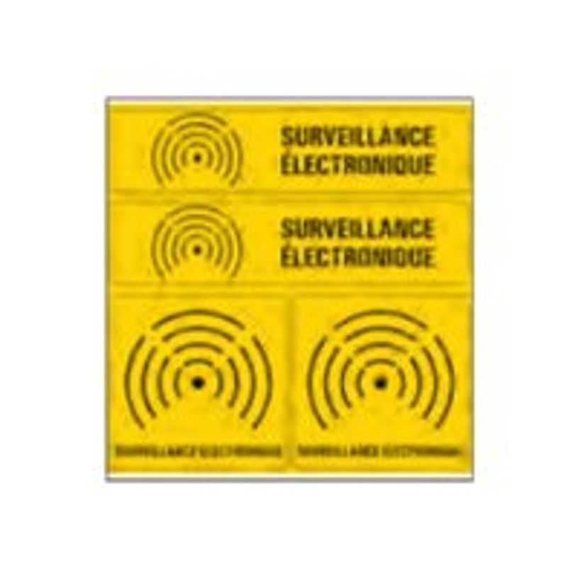 8711234376589-Pickup - Pictogramme - Surveillance électronique - 4 autocollants 15 x 15 cm-P_79417834_1-0