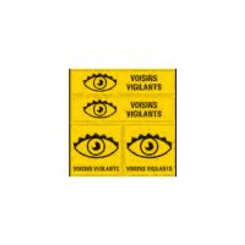 8711234376602-Pickup - Pictogramme - Voisins vigilants - 4 autocollants 15 x 15 cm-P_79417836_2-1