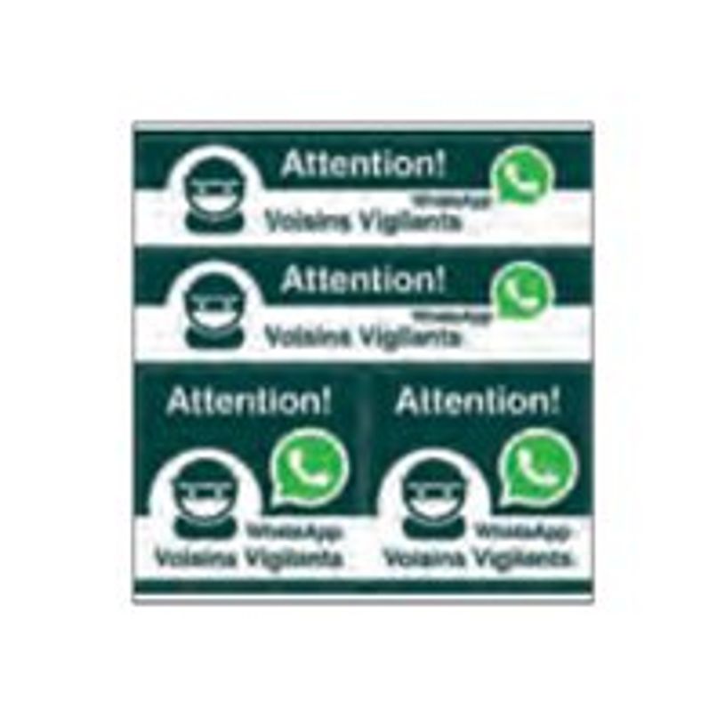 8711234376633-Pickup - Pictogramme - Whatsapp voisins vigilants - 4 autocollants 15 x 15 cm-P_79417839_2-1