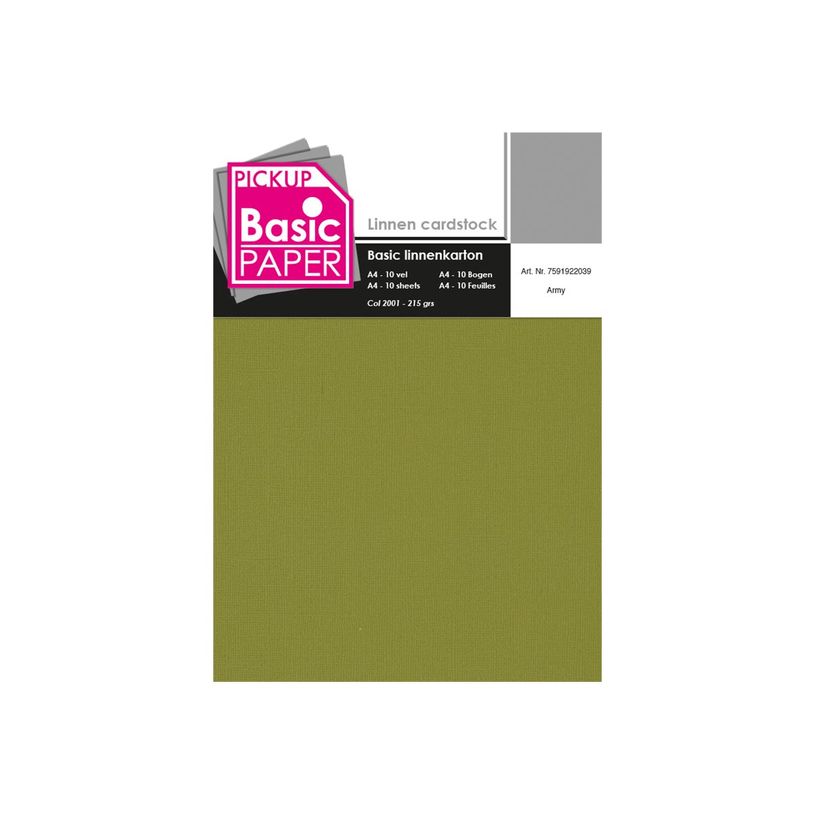 8715119760890-Pickup - Carton de lin - A4 (210 x 297 mm) - 215 g/m² - 10 feuilles - vert mousse-P_79417869_1-0