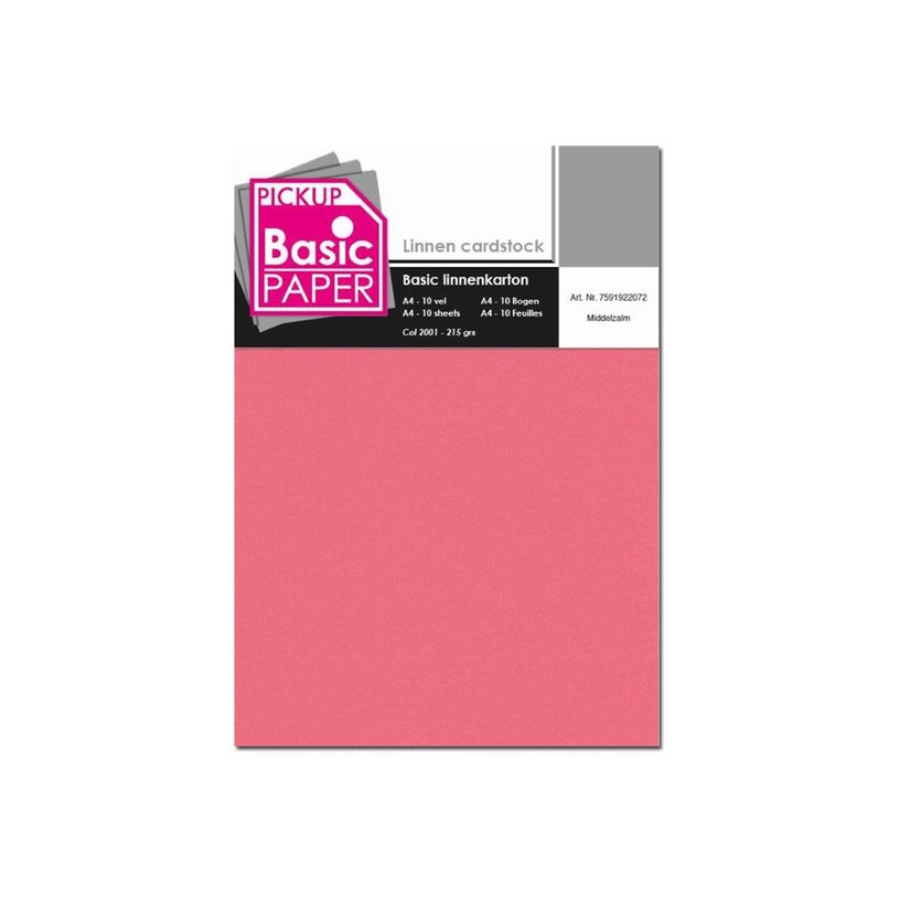 8715119761088-Pickup - Carton de lin - A4 (210 x 297 mm) - 215 g/m² - 10 feuilles - rose-P_79417888_1-0