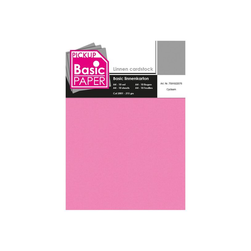 8715119761118-Pickup - Carton de lin - A4 (210 x 297 mm) - 215 g/m² - 10 feuilles - cyclamen-P_79417891_1-0