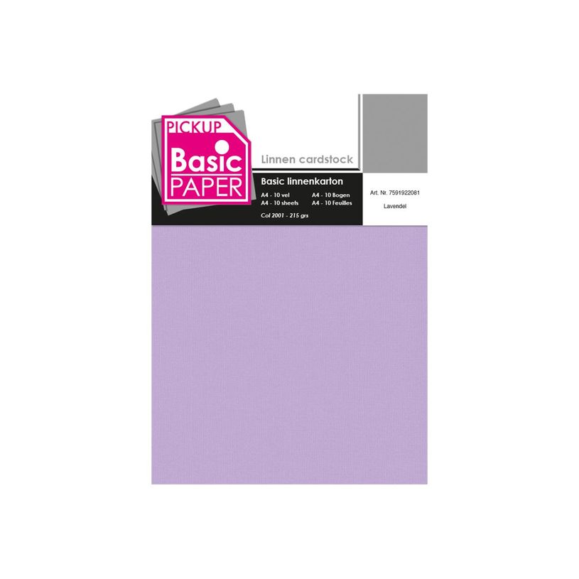 8715119761163-Pickup - Carton de lin - A4 (210 x 297 mm) - 215 g/m² - 10 feuilles - mauve-P_79417896_1-0