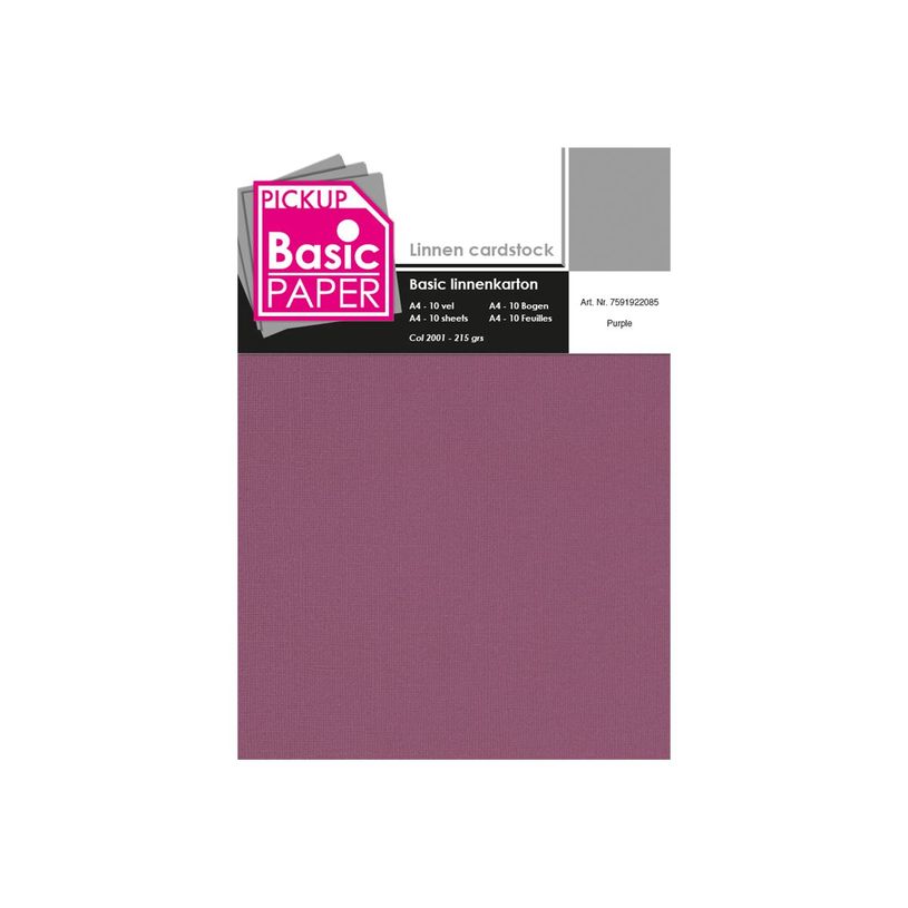 8715119761194-Pickup - Carton de lin - A4 (210 x 297 mm) - 215 g/m² - 10 feuilles - bordeaux-P_79417899_1-0