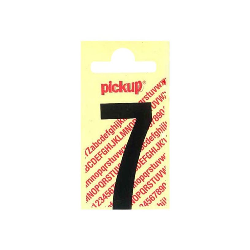 2012349361986-Pickup - Étiquette autocollante - 90 mm - Chiffre 7 - noir mat-P_79417998_1-0