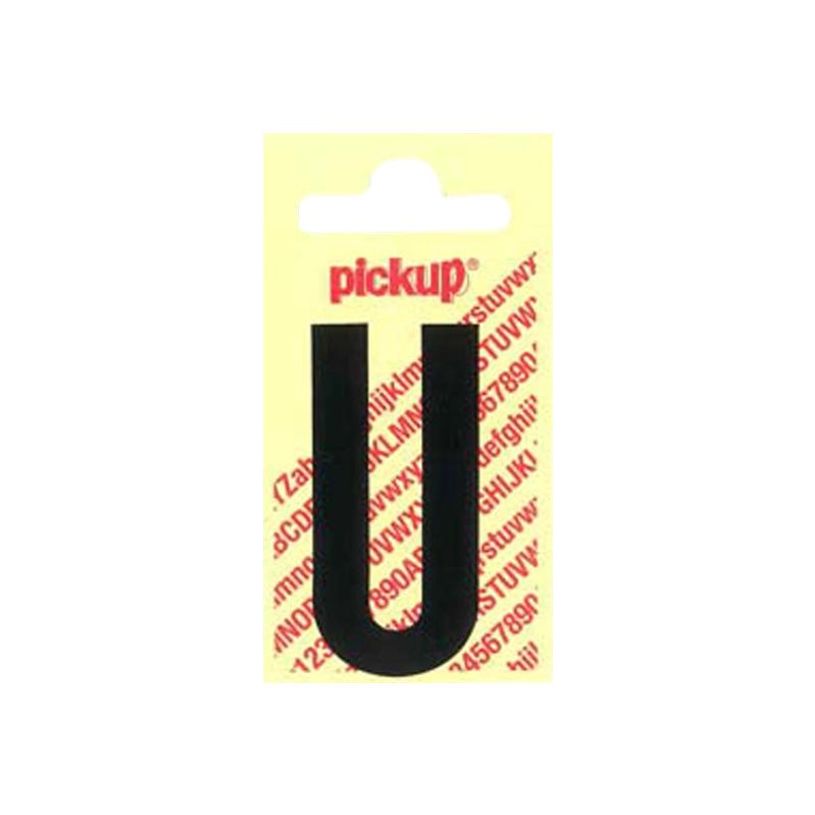 2012349362327-Pickup - Étiquette autocollante - 90 mm - Lettre U - noir mat-P_79418015_1-0