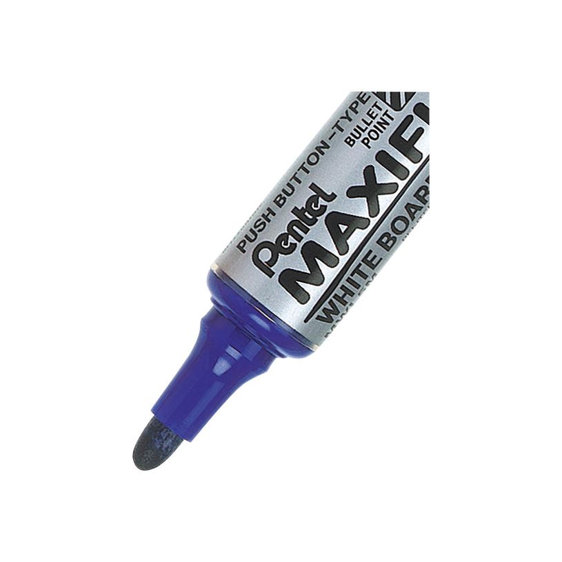 3474374500027-Pentel MAXIFLO - Marqueur effaçable - pointe ogive large - bleu-P_79418429_5-3