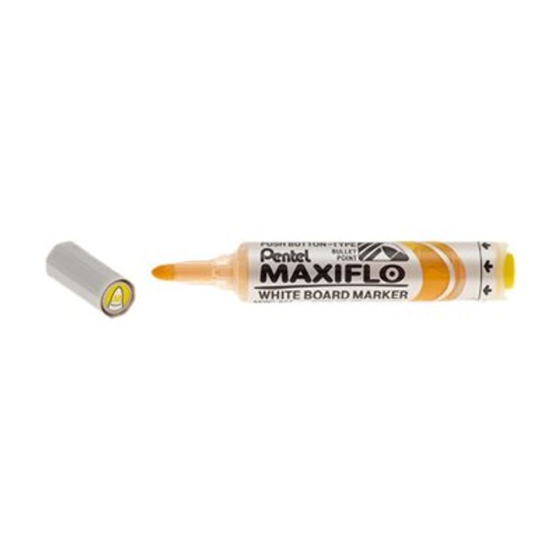 3474374500072-Pentel MAXIFLO - Marqueur effaçable - pointe ogive large - jaune-P_79418434_1-0