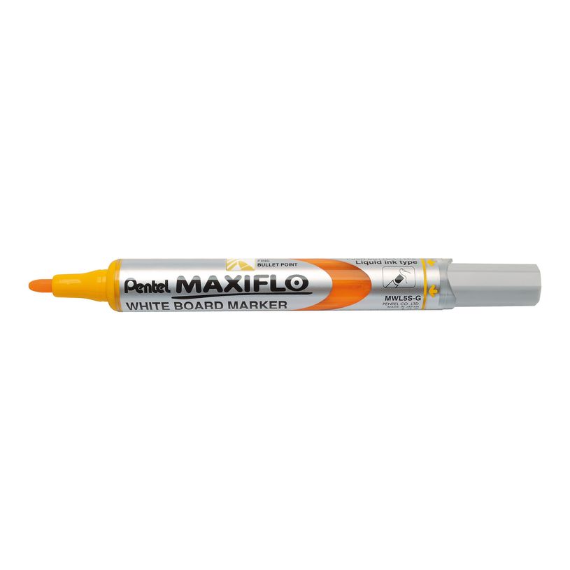 3474377910779-PENTEL MAXIFLO - Marqueur effaçable - pointe ogive - jaune-P_79418438_2-1