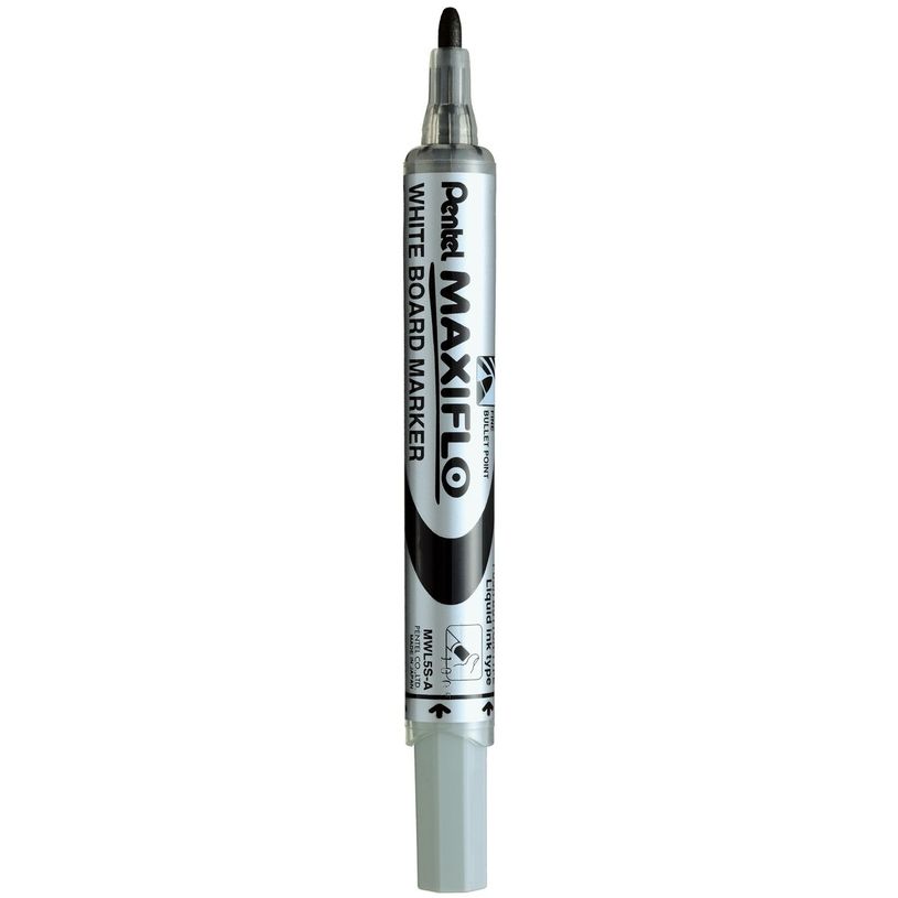 5011433133352-Pentel MAXIFLO - Brosse magnétique et 4 Marqueurs MAXIFLO - pointe ogive moyenne - couleur-P_79418440_3-2