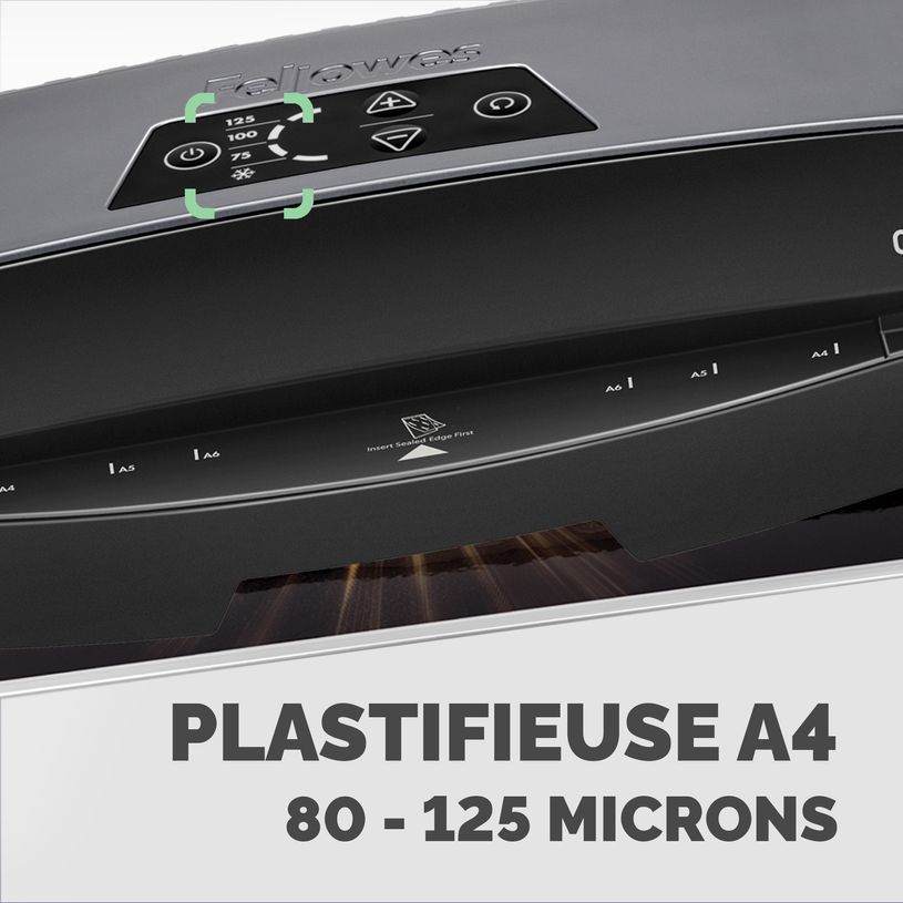 0043859718245-Fellowes Calibre A4 - Plastifieuse - de 80 à 125 microns, et à froid -P_79418466_4-3