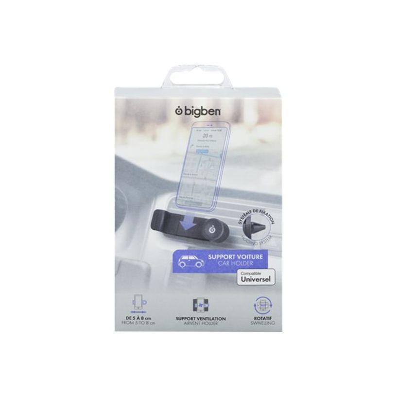 3571211312451-Bigben - support de voiture pour smartphone avec fixation sur grille aération - rotatif-P_79418588_1-3