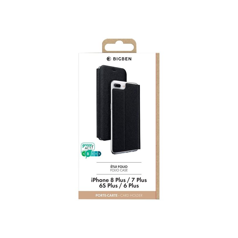 3571211347866-Bigben Connected - Protection à rabat POUR Apple iPhone 7 plus - rabat cuir noir - coque t-P_79418624_3-2