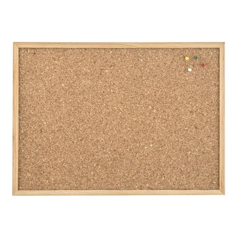 3457701631106-JPC - Tableau d'affichage en liège naturel - 60 x 90 cm - cadre en bois-P_79418744_1-0