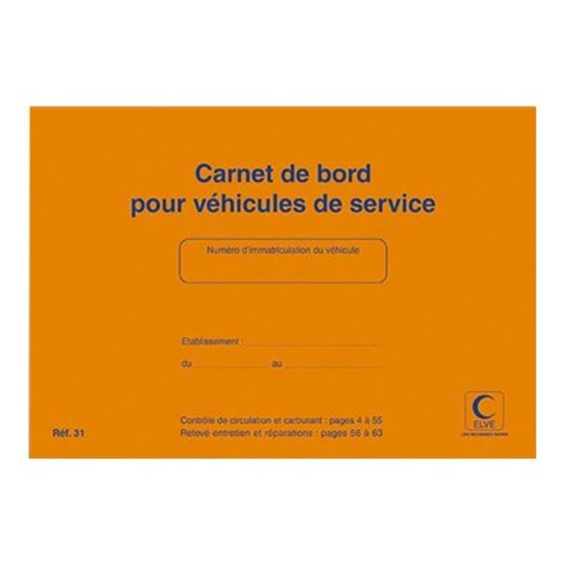 3416790000316-ELVE - Carnet de bord véhicule de service - 15 x 21 cm-P_79418812_1-0