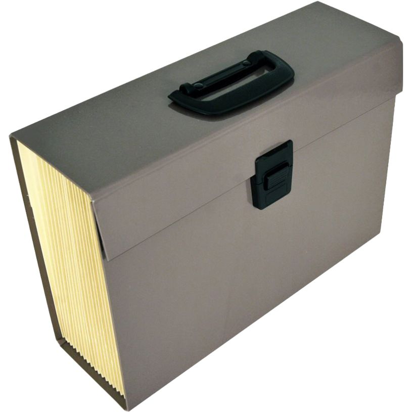 3386177080180-Pierre Henry - Classeur ménager premium (valisette trieur) 20 onglets - taupe-P_79418816_2-0