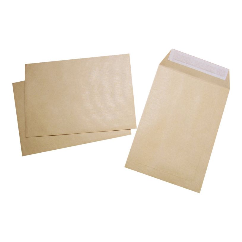 3240180101730-La Couronne - 250 Pochettes Enveloppes 260 x 330 mm - 90 gr - sans fenêtre - kraft - bande-P_79418819_2-1