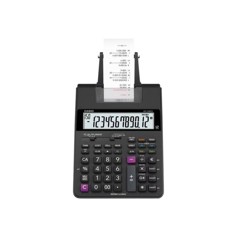4971850099673-Casio HR-150RCE - Calculadora impresora - LCD - 12 dígitos - batería-P_79418828_3-1