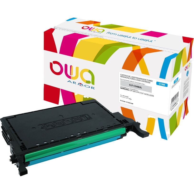 3112539606343-Cartouche laser remanufacturée Samsung CLT-5082L - cyan - Owa-P_79418874_2-1