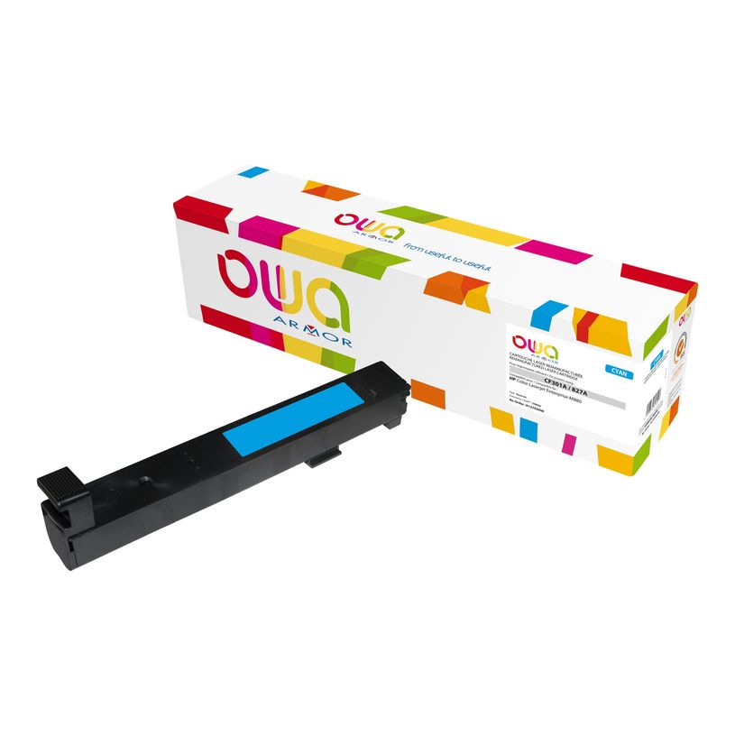 3112539618247-HP 827A - remanufacturé OWA K15703OW - cyan - cartouche laser-P_79418888_1-0