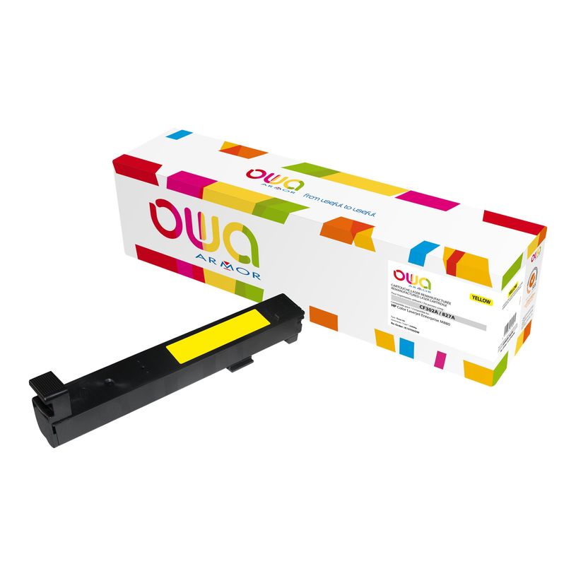 3112539618261-HP 827A - remanufacturé OWA K15705OW - jaune - cartouche laser-P_79418890_1-0