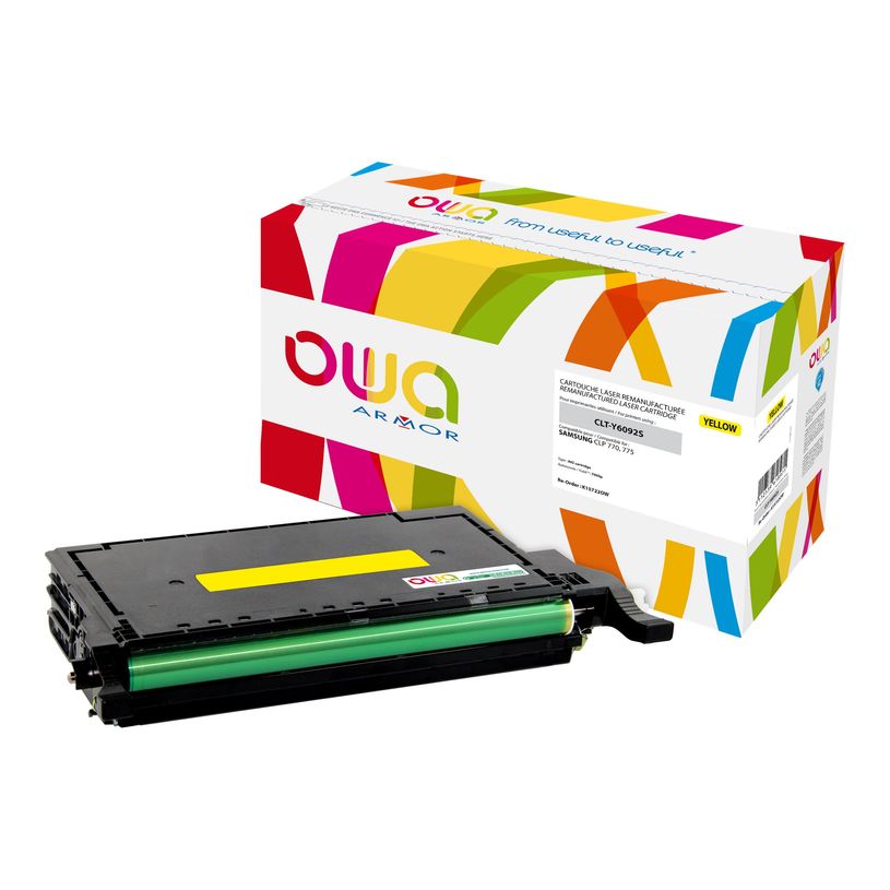 3112539618971-Cartouche laser remanufacturée Samsung CLT-6092S - jaune - Owa-P_79418902_1-0