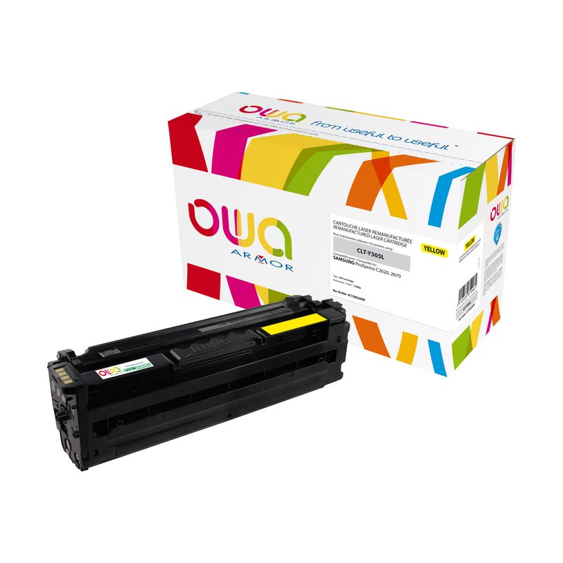 3112539619961-Cartouche laser remanufacturée Samsung CLT-505L - jaune - Owa-P_79418908_1-0