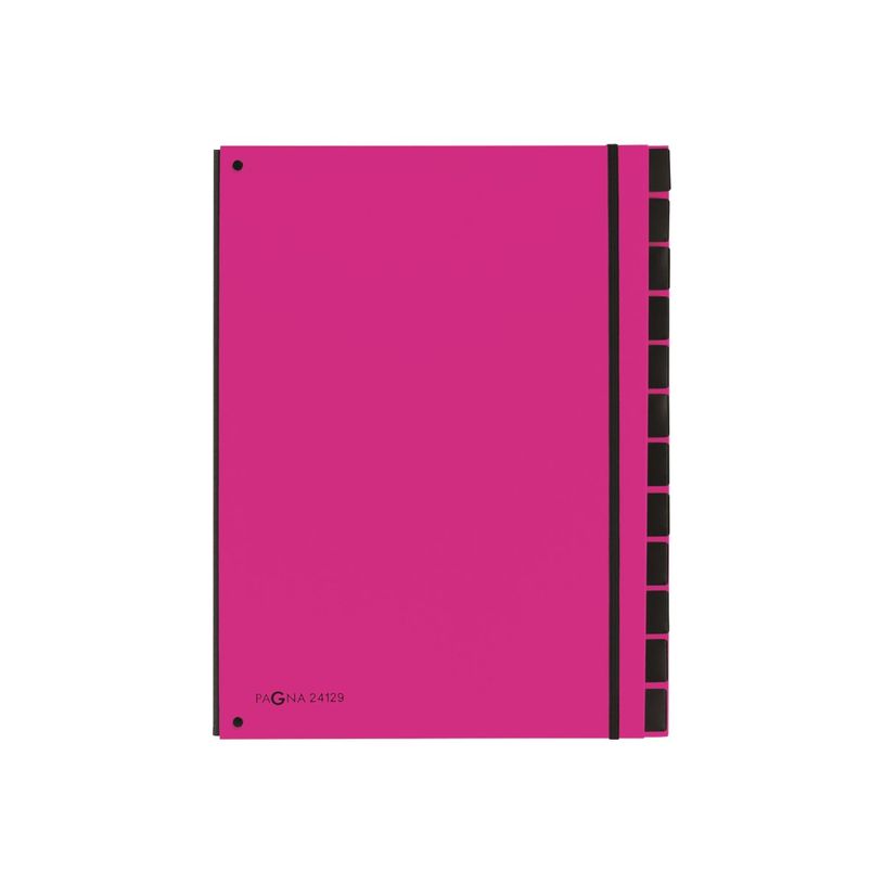 4013951007475-Pagna Office Trend - Trieur polypro à fenêtres 12 positions - rose foncé-P_79419001_1-0