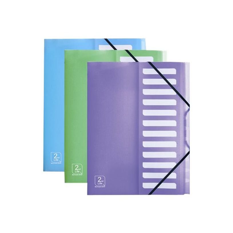 3045050287091-Oxford 2nd Life - Trieur polypro 12 positions - disponible dans différentes couleurs-P_79419050_1-0