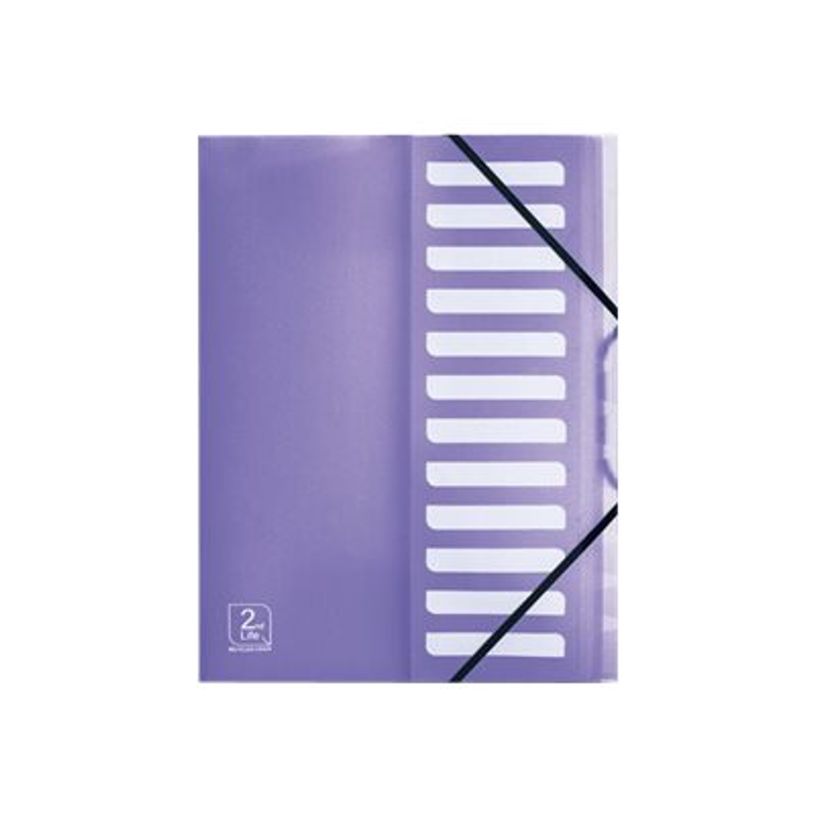 3045050287091-Oxford 2nd Life - Trieur polypro 12 positions - disponible dans différentes couleurs-P_79419050_4-3