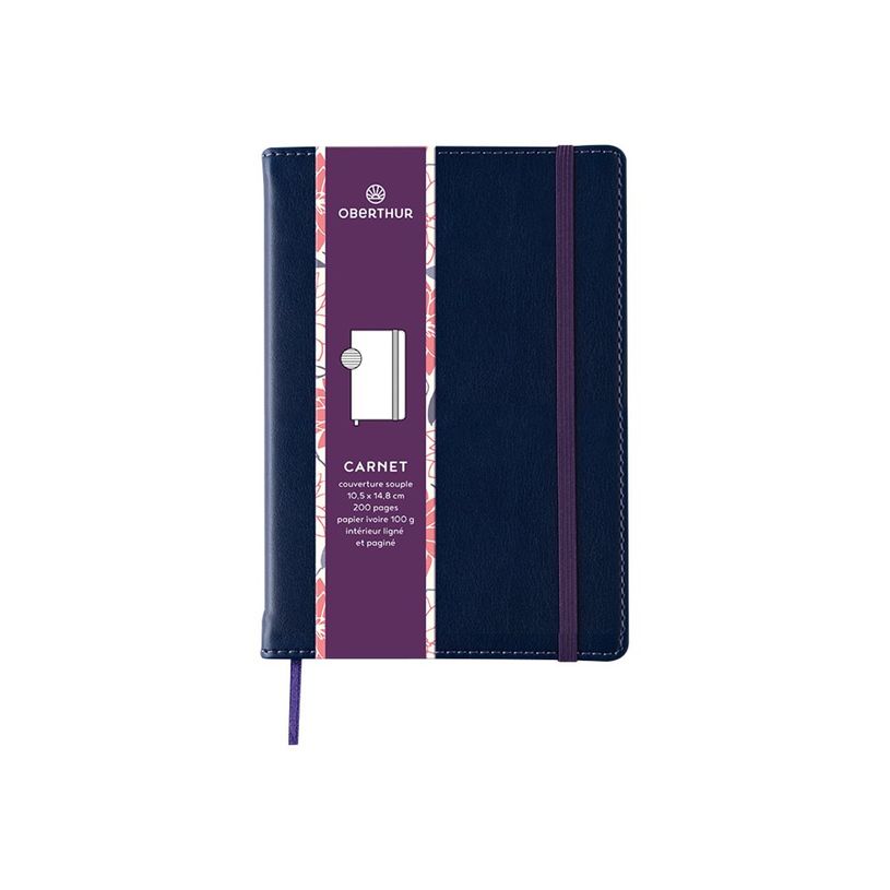 3108724521072-Oberthur Carmen - Carnet de notes A6 - bleu-P_79419209_5-0